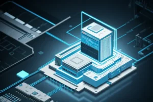 topologi jaringan router bgp pabrik yang terhubung langsung ke infrastruktur komputasi awan tanpa hambatan