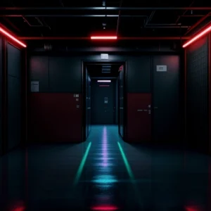 ilustrasi peretas mencegat paket data karyawan akibat celah keamanan jaringan wifi ssid tamu yang tidak menggunakan vlan isolasi