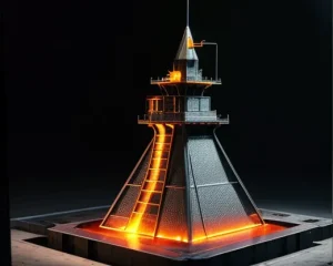 proses pelapisan perlindungan anti karat hot dip galvanized pada struktur besi tower triangle untuk keamanan jangka panjang