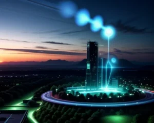 arsitektur zona pandang udara fresnel zone pada transmisi sinyal data nirkabel jarak jauh antar pabrik