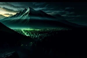 perbedaan grafik mrtg lalu lintas jaringan normal versus grafik traffic shaping yang dibatasi secara sepihak oleh isp