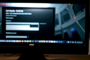 layar monitor error gateway timeout saat mengakses cloud erp akibat koneksi internet kantor bermasalah