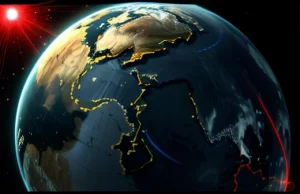 analogi rute jalan memutar jaringan internet publik yang menyebabkan tingginya nilai ping dan latensi server game internasional