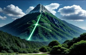 arsitektur transmisi data jarak jauh menggunakan antena radio gelombang mikro point to point melintasi wilayah hutan pertambangan