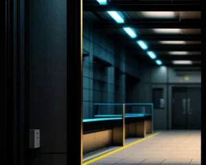 topologi isolasi sistem partisi jaringan vlan yang memisahkan koneksi transaksi mesin edc bank dari jaringan publik gawai pengunjung kafe