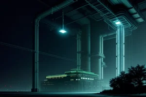 topologi jaringan pabrik dual-vendor redundancy menggabungkan jalur bawah tanah fiber optik dan jalur udara wireless radio