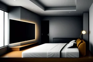 perangkat wall-plate access point dan instalasi kabel fiber to the room fttr untuk kamar hotel mewah tanpa gangguan interferensi