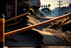 perlindungan pipa hdpe pada instalasi kabel fiber optik bawah tanah underground