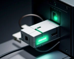 topologi pengamanan fisik alamat kontrol akses kontrol porta port security untuk memborgol akses jaringan liar di meja karyawan