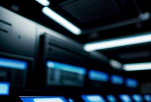 teknisi jaringan network operation center memantau traffic bandwidth event secara real time