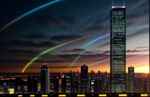 ilustrasi koneksi metro ethernet layer 2 menyediakan lorong kabel fisik buta penghubung sakelar antar gedung secara absolut