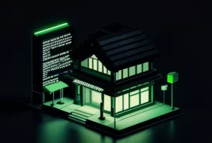 arsitektur jaringan kantor cabang pembantu bank menggunakan sd wan untuk kestabilan transaksi