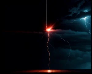 arsitektur isolasi kelistrikan mutlak memutus jalur induksi petir menggunakan medium kabel serat optik kaca