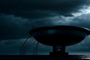 perangkat antena parabola radio microwave point to point anti cuaca buruk