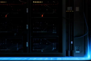 termal ilustrasi sirkulasi aliran udara dingin dan panas terhambat akibat kabel berantakan di rack server