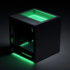 integrasi perangkat core switch kelas enterprise dan susunan manajemen kabel data di dalam rak server korporasi