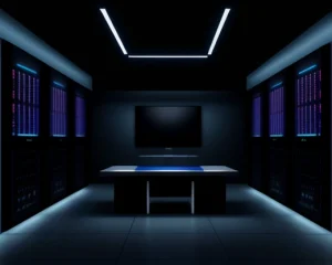 arsitektur tulang punggung jaringan 10gbe menggunakan switch enterprise dan kabel cat7 untuk mendukung infrastruktur wifi 7