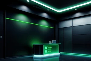 pemisahan jaringan wifi vlan ruang tunggu tamu dan kasir klinik kecantikan