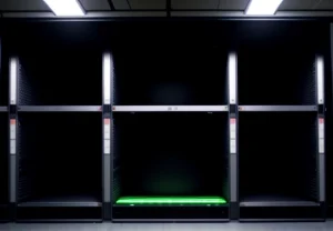 rack server berisi perangkat ip audio codec dan router jaringan