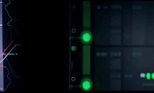 Visualisasi command center ISP atau Network Operation Center yang memantau Service Level Agreement 99 persen secara real-time